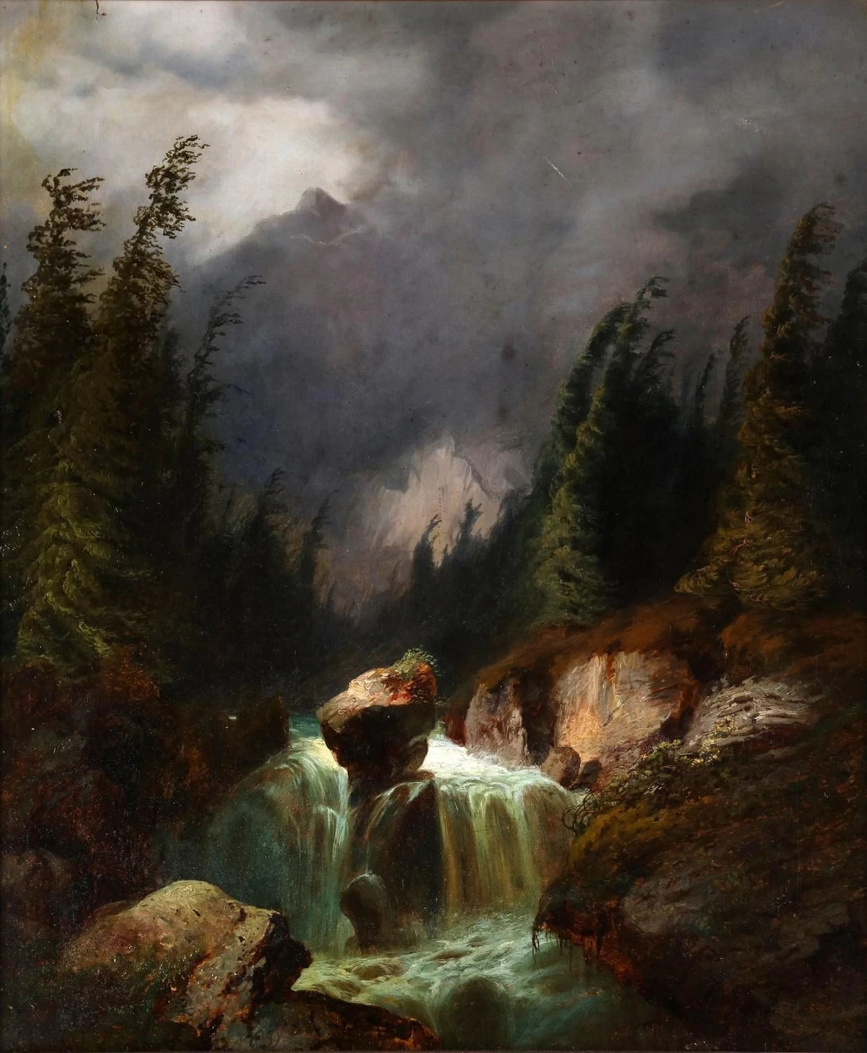  105-Giovanni Renica-Paesaggio di montagna 